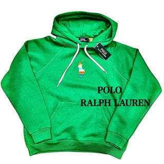 ポロラルフローレン(POLO RALPH LAUREN)の新品　ポロラルフローレン　パーカー　レインボービックポニー　カンガルーポケット(パーカー)