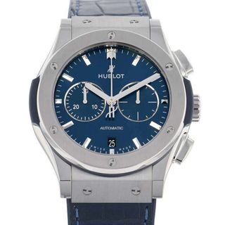 ウブロ(HUBLOT)のウブロ クラシック フュージョン クロノグラフ チタニウム 541.NX.7170.LR ブルー文字盤(腕時計(アナログ))