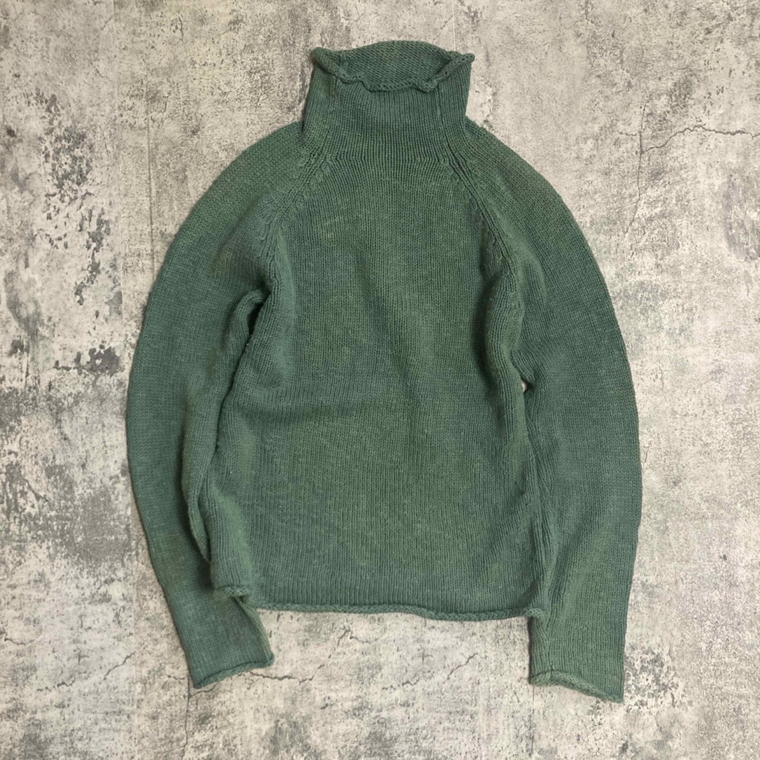 L.L.Bean(エルエルビーン)のL.L.Bean high neck knit wear グリーン レディースのトップス(ニット/セーター)の商品写真