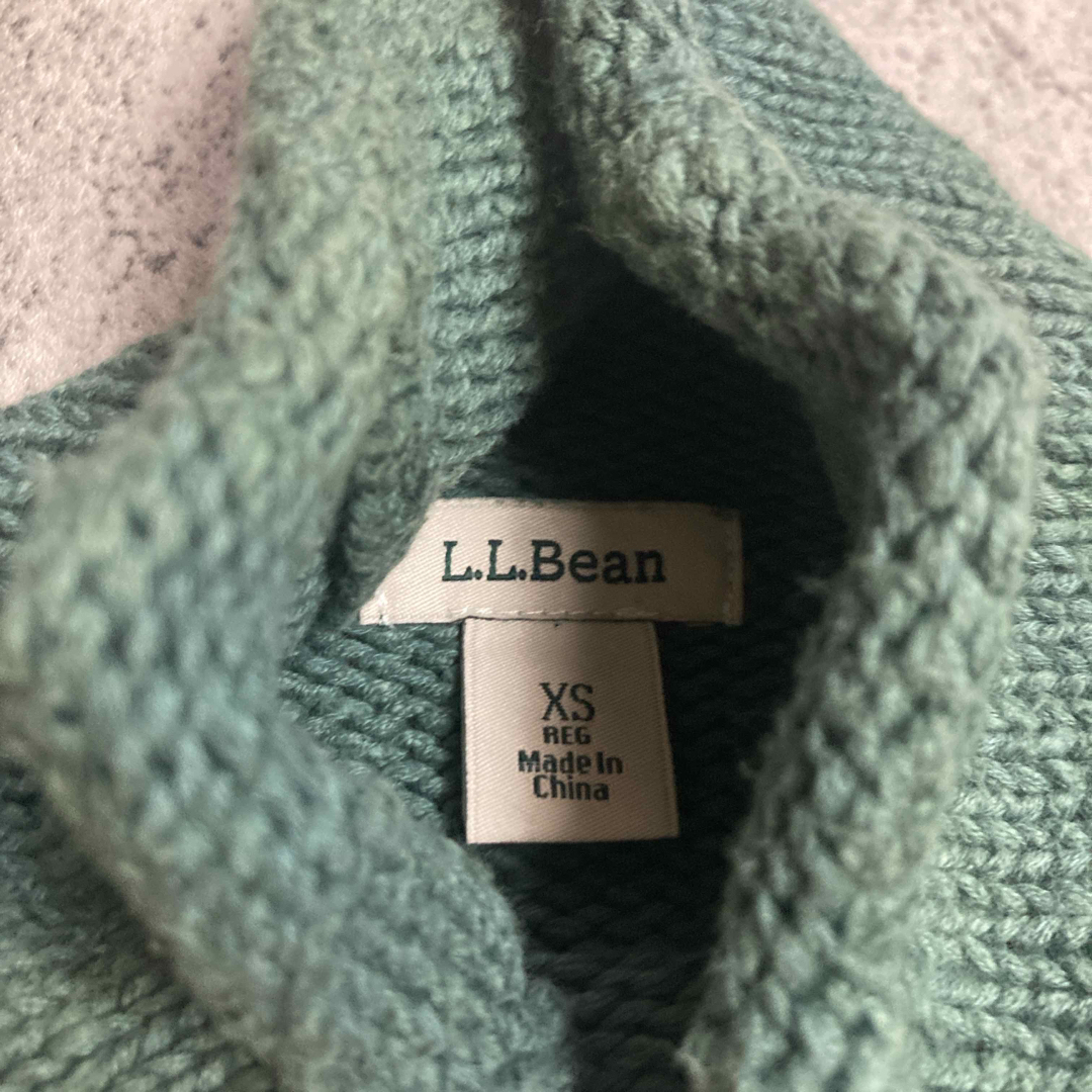 L.L.Bean(エルエルビーン)のL.L.Bean high neck knit wear グリーン レディースのトップス(ニット/セーター)の商品写真