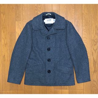 ショット(schott)の38 美品 Schott 756US シングルPコート タイト スリム グレー(ピーコート)