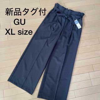 ジーユー(GU)の最終値下げ★新品タグ付★GU★ジーユー★ボンベルトパンツ　イージーケア  XL(カジュアルパンツ)