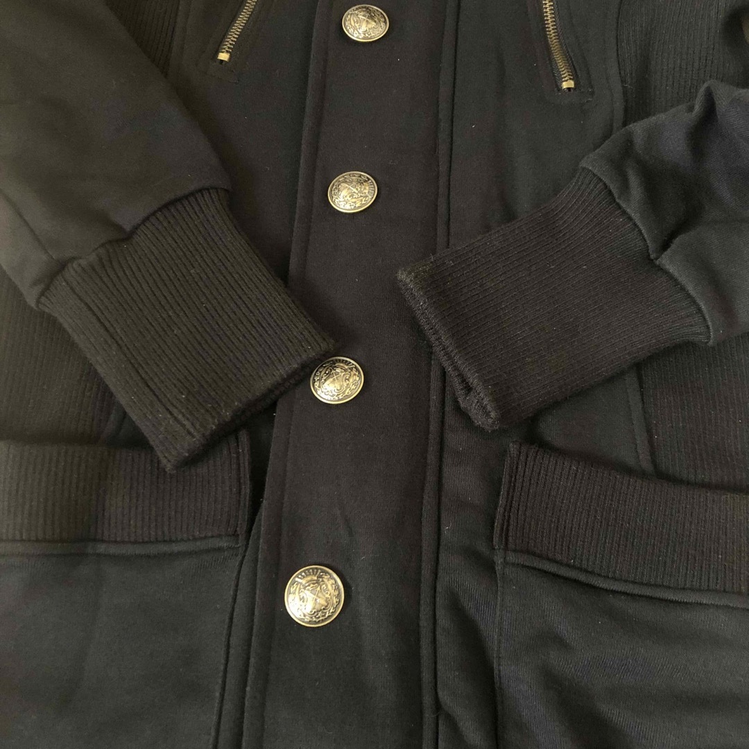 レディースコート　ブラック　古着　アウター　送料無料 レディースのジャケット/アウター(その他)の商品写真