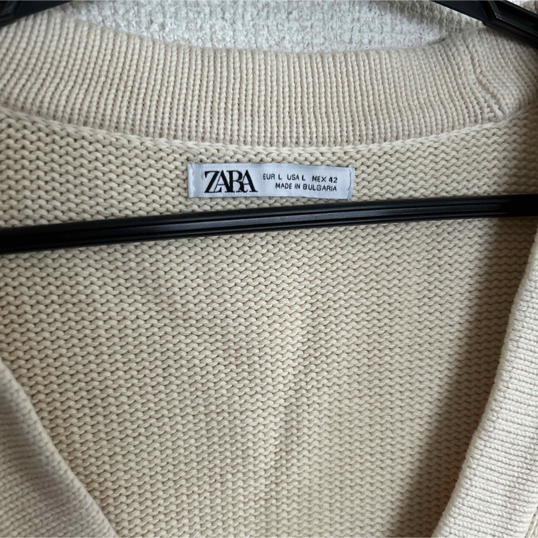 ZARA(ザラ)の特別値下げ★ZARA ザラ コットンカーディガン メンズのトップス(カーディガン)の商品写真