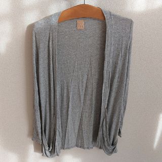 ザラ(ZARA)の【ZARA】ザラ　カーディガン　ライトグレー　M(カーディガン)