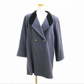 SWALLOW COAT スワローコート コート アウター グレー レディース ウール 11号 冬【中古】 JA-18236(チェスターコート)