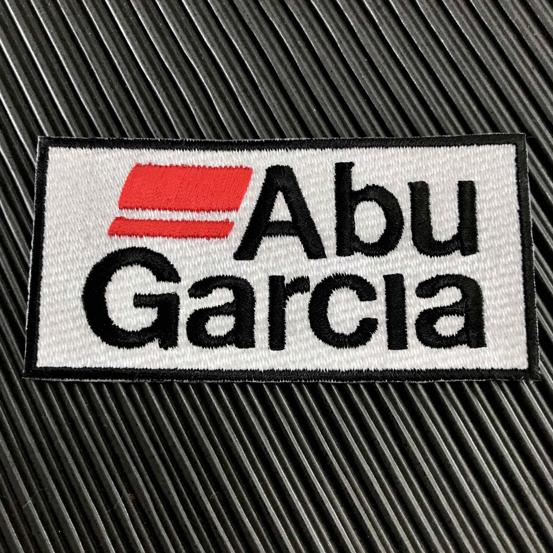 AbuGarcia(アブガルシア)の白 ABU GARCIA アイロンワッペン アブガルシア 釣 フィッシング 22 メンズの帽子(その他)の商品写真