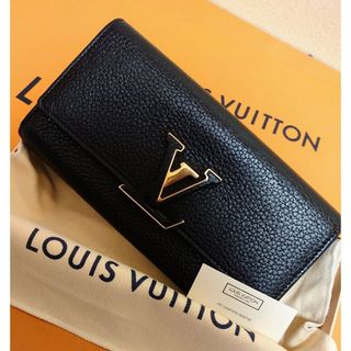 ルイヴィトン(LOUIS VUITTON)の超美品＊ルイヴィトン RFID ICチップ ポルトフォイユ カプシーヌ 長財布(財布)