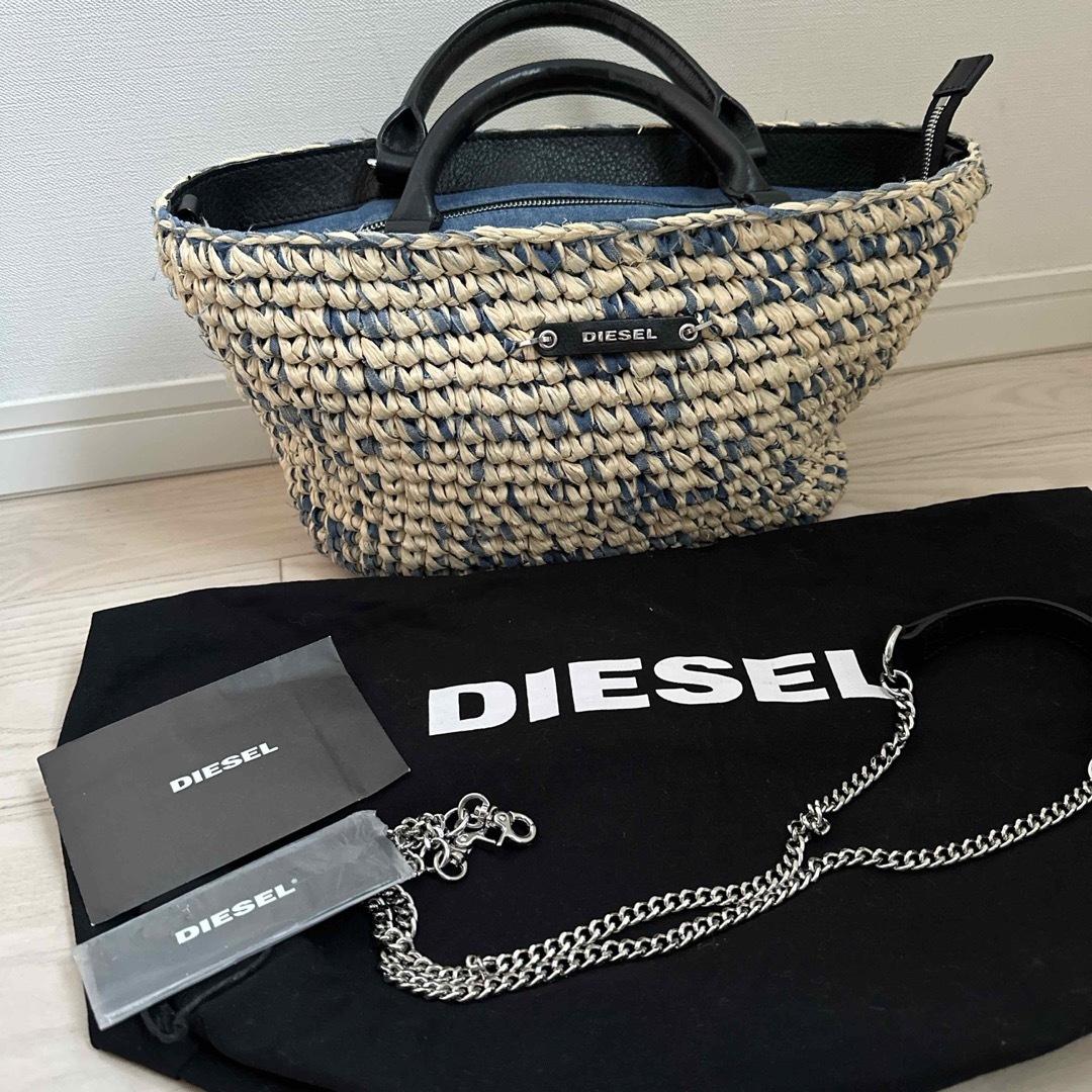 DIESEL(ディーゼル)のディーゼル　カゴバッグ レディースのバッグ(かごバッグ/ストローバッグ)の商品写真