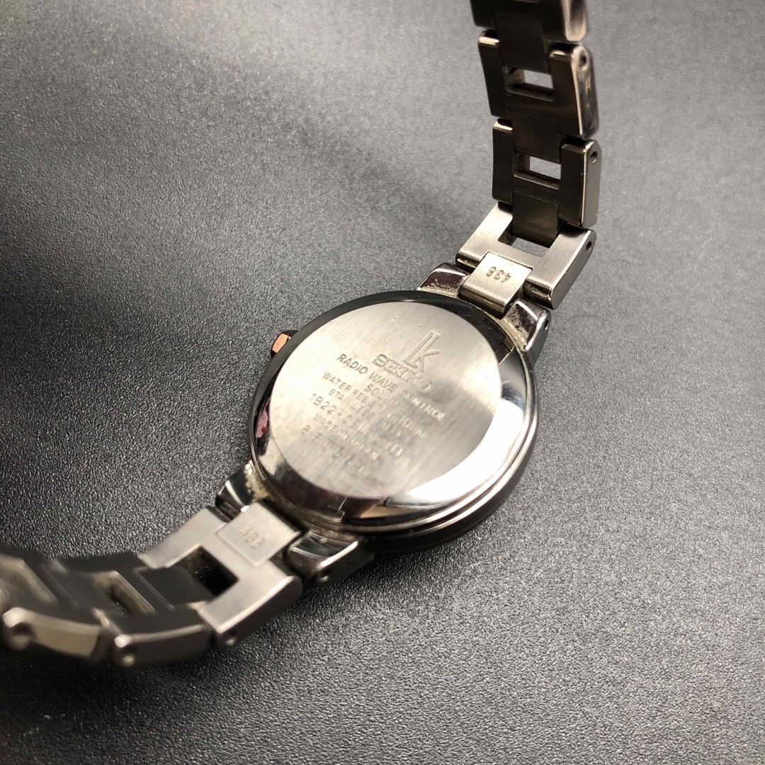 即決 SEIKO セイコー ルキア ソーラー 腕時計 1B22-0BL0