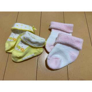 ミキハウス(mikihouse)の新生児　乳児　靴下　ミキハウス　中古(靴下/タイツ)