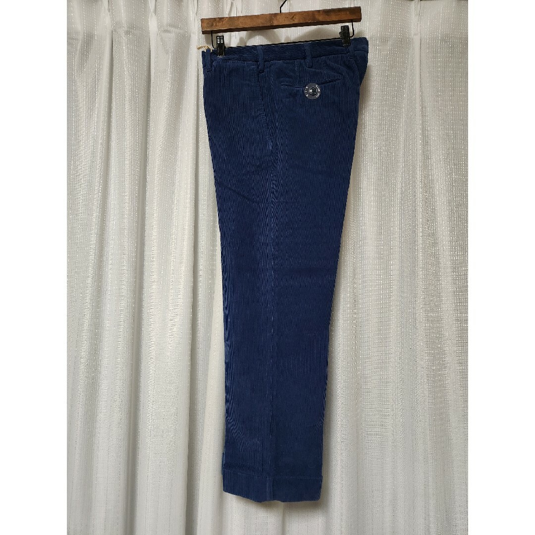 新品】GTA BEAMS F別注 細畝コーデュロイ コットン 紺 48 秋冬 新品】GTA BEAMS F別注 細畝コーデュロイ コットン 紺 48 秋冬