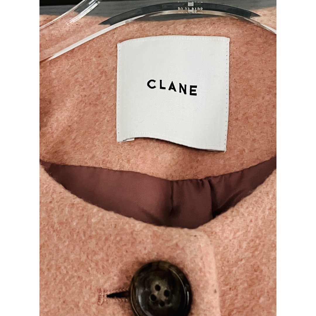 クラネCLANEカラーレスウールコクーンコート クラネCLANEカラーレスウールコクーンコート