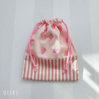 ♡コップ入れ 巾着袋♡(外出用品)