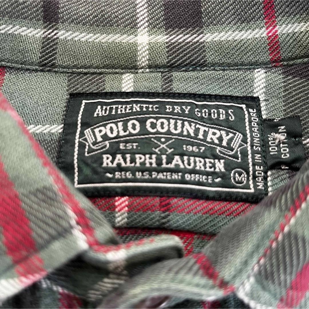 Ralph Lauren(ラルフローレン)の80s 90s オリジナル ポロカントリー ネルシャツ メンズのトップス(シャツ)の商品写真