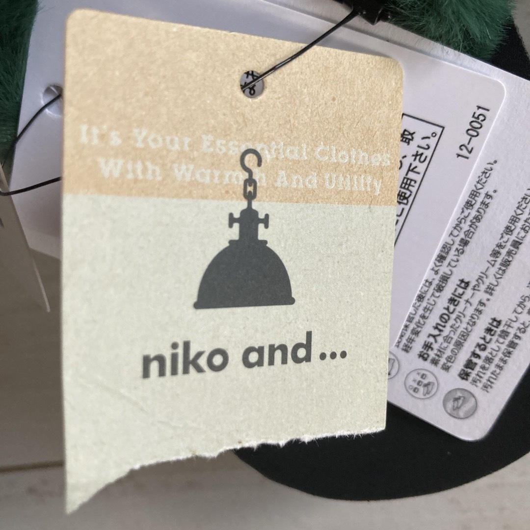 niko and...(ニコアンド)のニコアンド　新品ファーサンダル レディースの靴/シューズ(サンダル)の商品写真