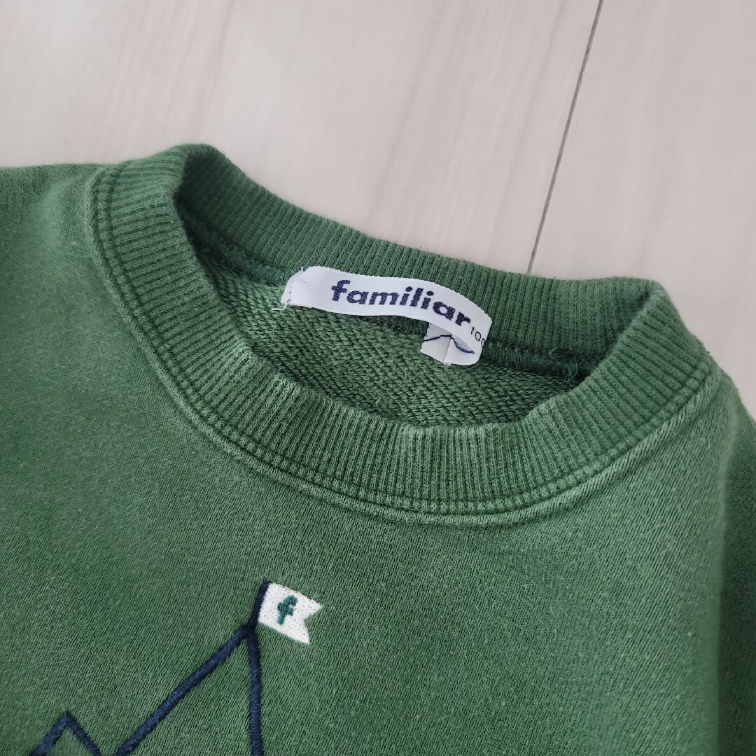 familiar(ファミリア)のfamiliar　ファミリア　トレーナー　100 キッズ/ベビー/マタニティのキッズ服男の子用(90cm~)(Tシャツ/カットソー)の商品写真