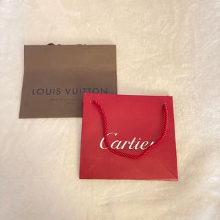 カルティエ(Cartier)のカルティエ ＆ルイヴィトン   ショップ袋　2枚組(ショップ袋)