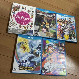 ウィーユー(Wii U)のWiiU５本ソフト　セット(家庭用ゲームソフト)