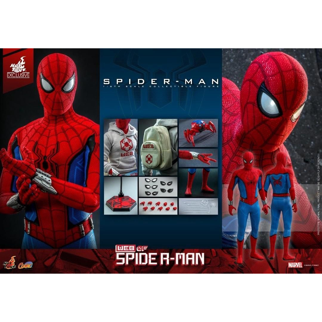 CMS010 ホットトイズ ウェブ・オブ・スパイダーマン 1/6限定版 CMS010 ホットトイズ ウェブ・オブ・スパイダーマン 1/6限定版