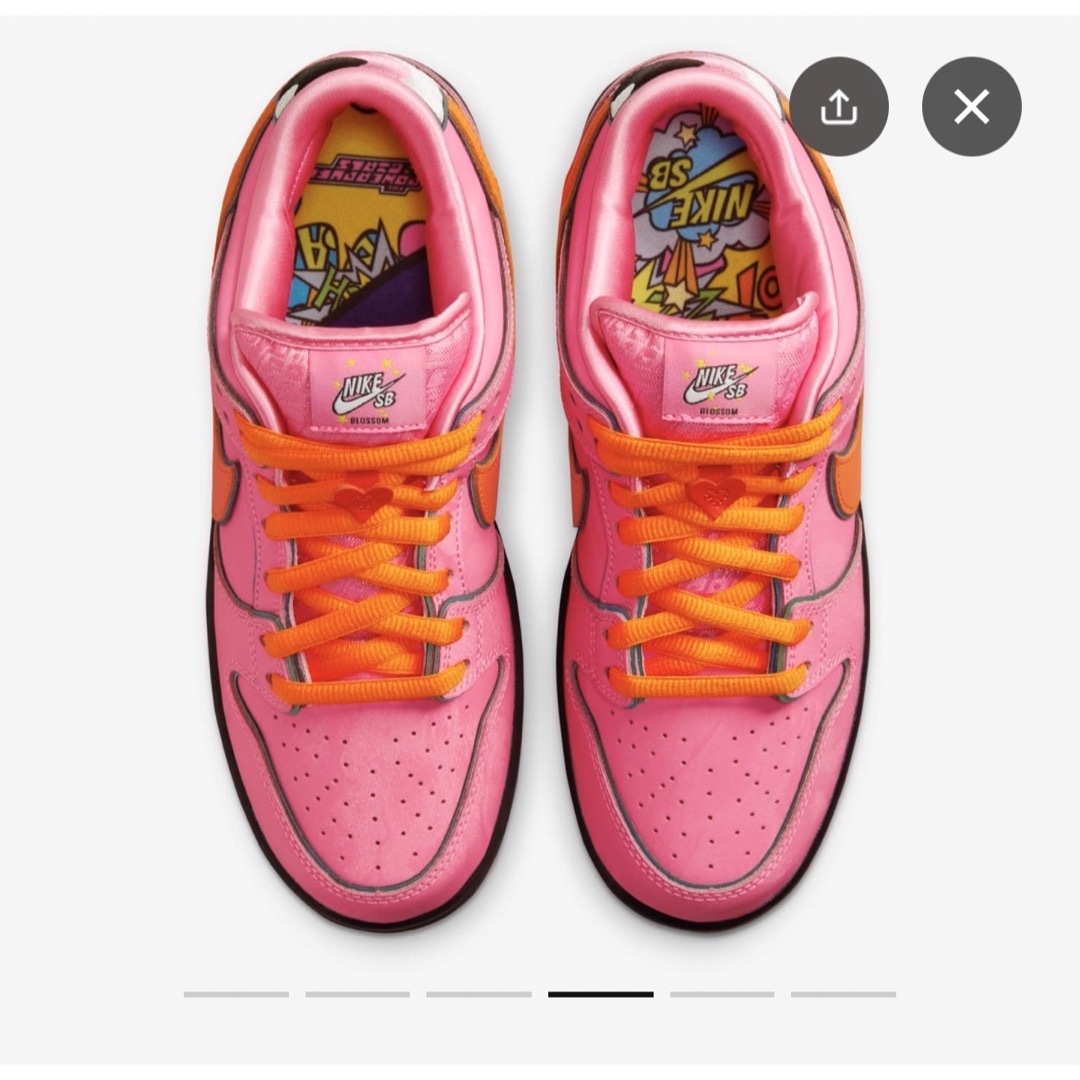 NIKE(ナイキ)のThe Powerpuff Girls × Nike SB Dunk メンズの靴/シューズ(スニーカー)の商品写真