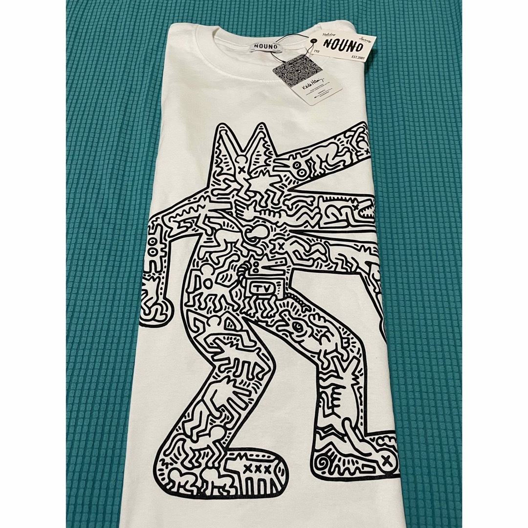 nouno(ノウノ)のキースヘリング　KeithHaring NOUNO 犬 メンズのトップス(Tシャツ/カットソー(七分/長袖))の商品写真