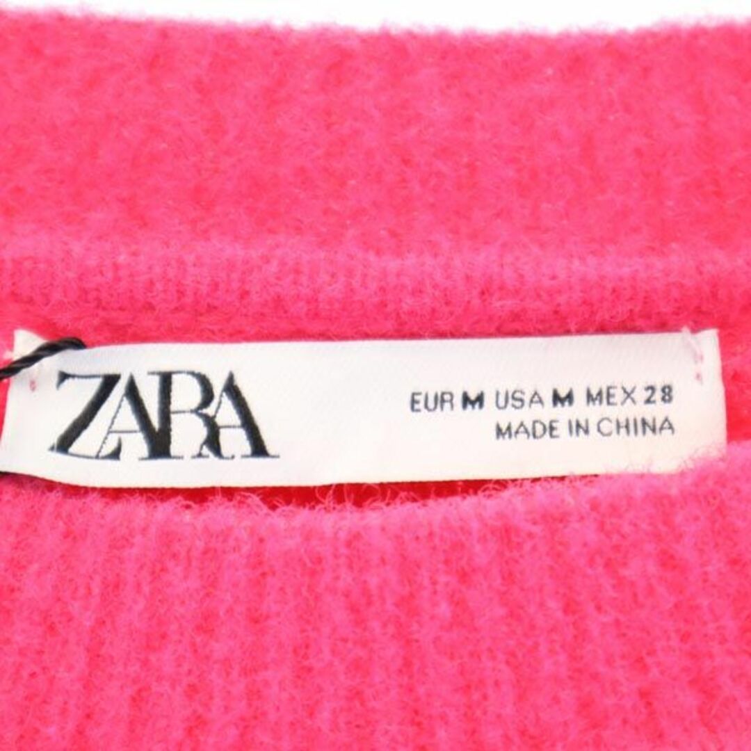 ZARA(ザラ)の未使用 ザラ 長袖 セーター M ピンク ZARA ニット レディース 古着 【231217】 レディースのトップス(ニット/セーター)の商品写真