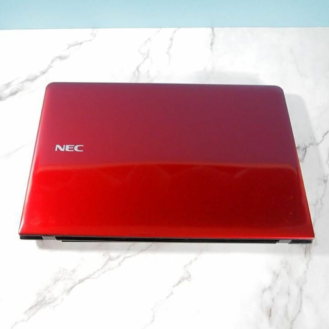 NEC - Core i7✨メモリ16GB✨SSD1TB✨カメラ付き赤のノートパソコンの