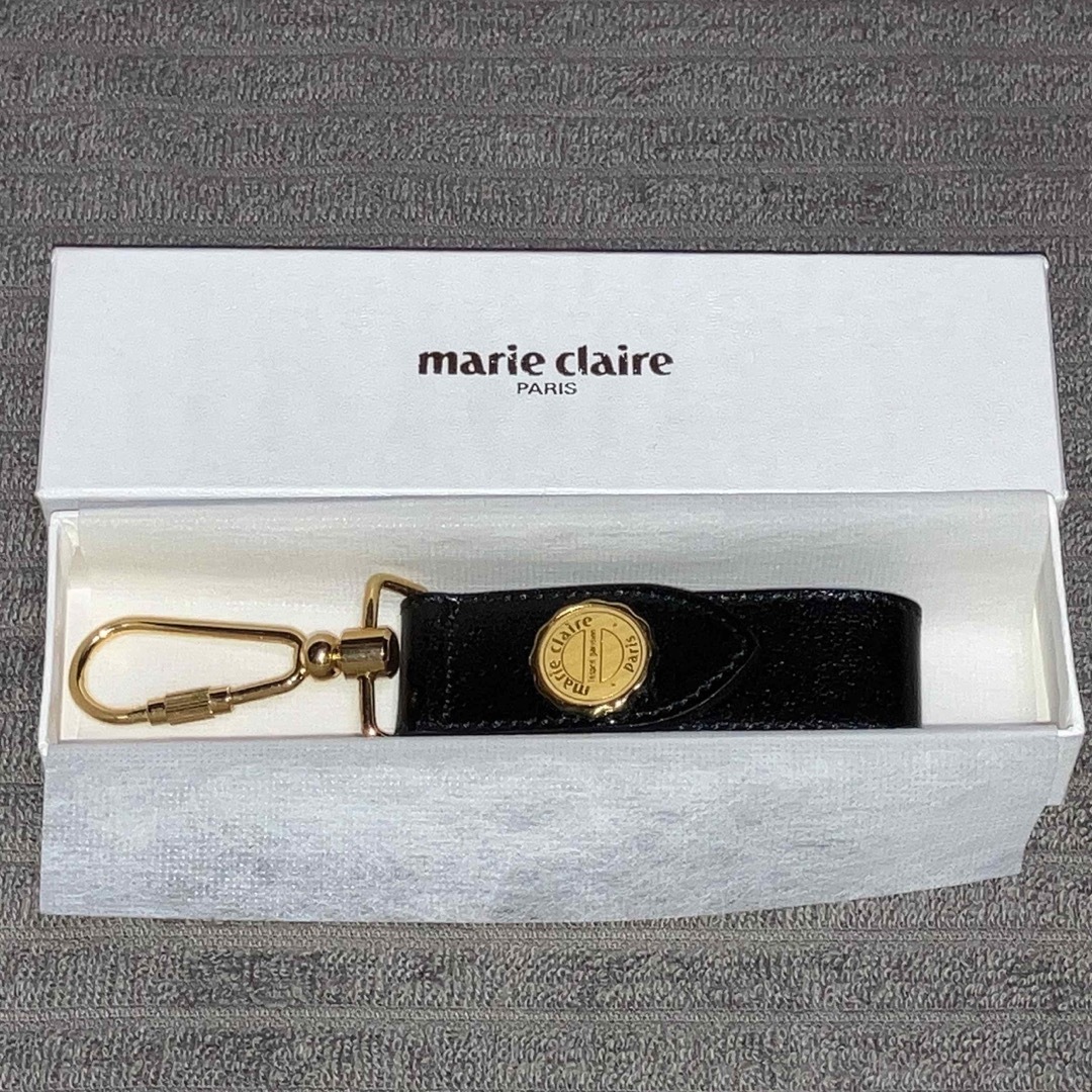 Marie Claire(マリクレール)のmarie claire マリクレール レザー ベルトループ キーホルダー レディースのファッション小物(キーホルダー)の商品写真