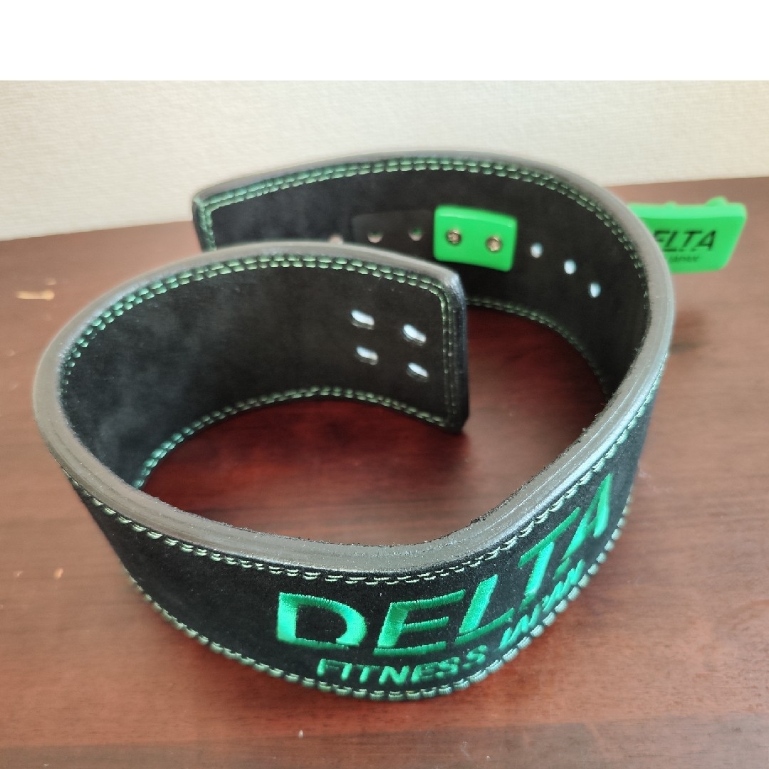 DELTA(デルタ)の新品DELTA オリジナルレザーリフティングベルト送料込み スポーツ/アウトドアのトレーニング/エクササイズ(トレーニング用品)の商品写真