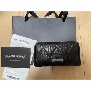 クロムハーツ(Chrome Hearts)のクロムハーツ  最高級品質 キルティングウォレットセメタリークロス　長財布(長財布)