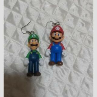 マリオ ルイージ ピアス 新品 イヤリング ユニバーサル プレゼント(ピアス)