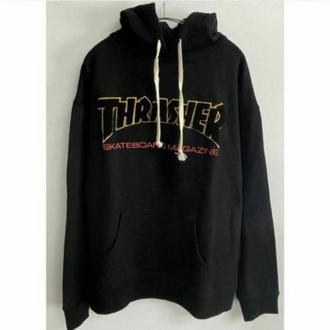 THRASHER - 新品 スラッシャー THRASHER メンズ パーカー ブラックの