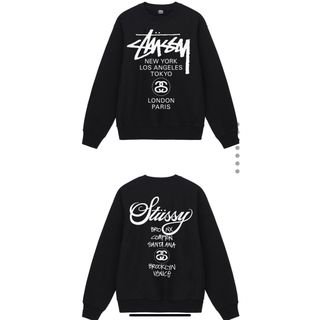 ステューシー(STUSSY)のSTUSSY WORLD TOUR CREW (スウェット)