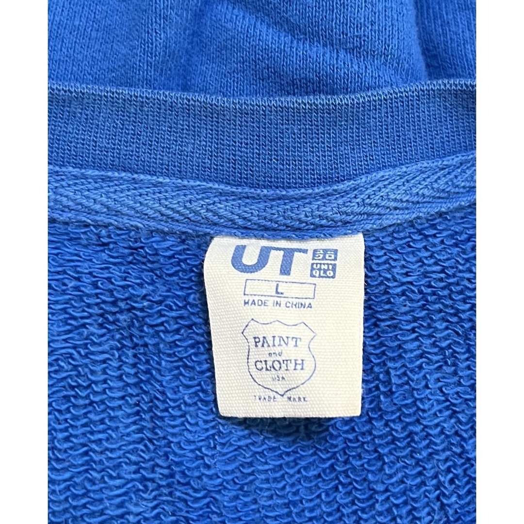 UNIQLO(ユニクロ)のUNIQLO ユニクロ　UT トレーナー　青　L レディースのトップス(トレーナー/スウェット)の商品写真