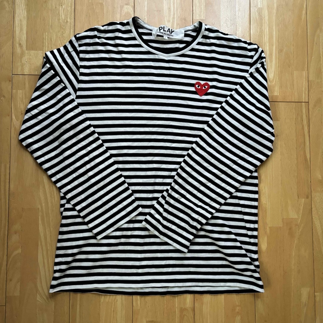 PLAY COMME des GARCONS コムデギャルソン ボーダーTシャツ メンズのトップス(Tシャツ/カットソー(七分/長袖))の商品写真