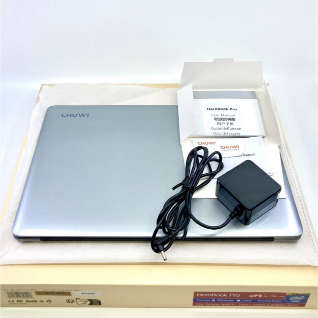 CHUWI(ツーウェイ)のWindows11 CHUWI HeroBook Pro 14.1インチ スマホ/家電/カメラのPC/タブレット(ノートPC)の商品写真