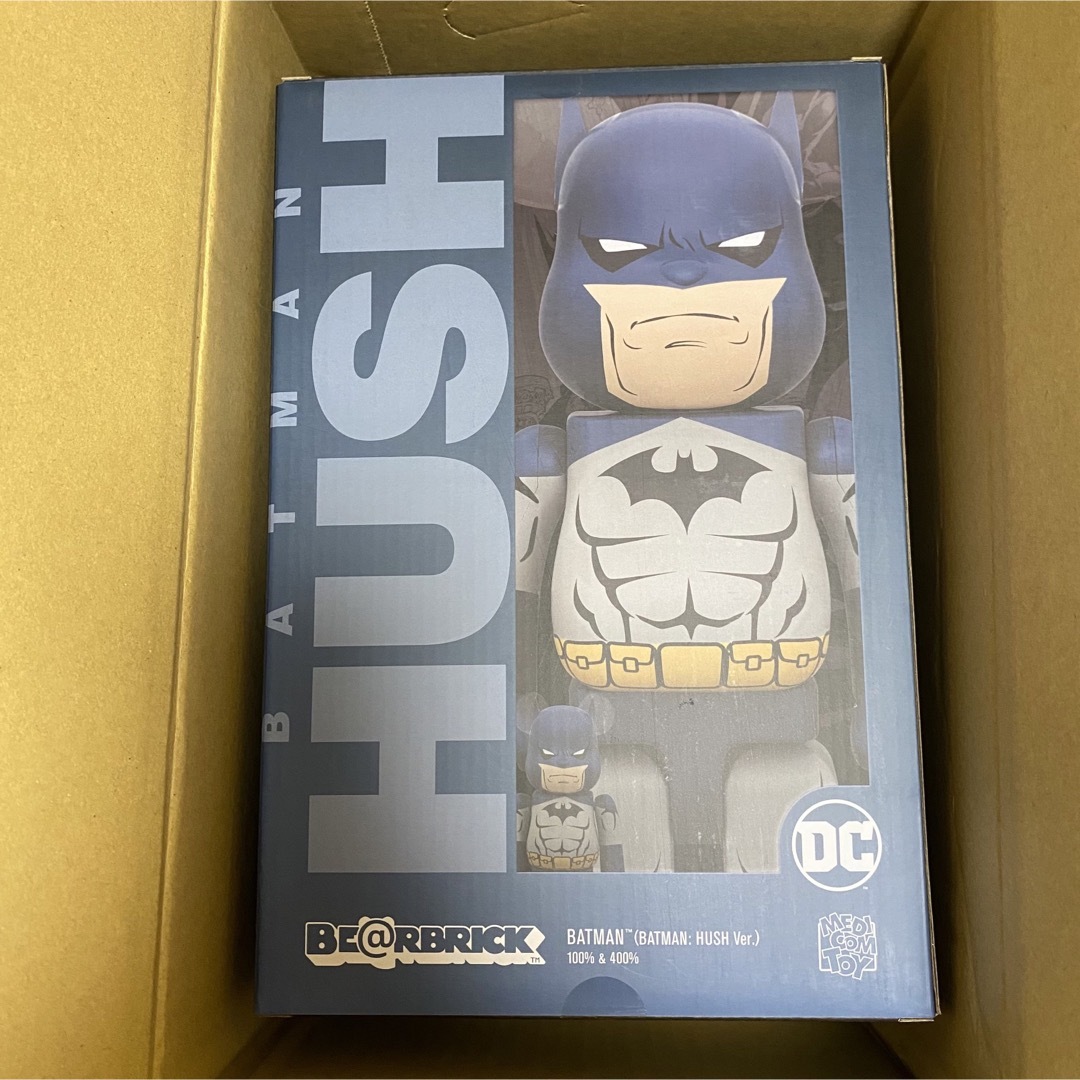 BE@RBRICK(ベアブリック)のBE@RBRICK BATMAN HUSH 100％ & 400％ エンタメ/ホビーのフィギュア(その他)の商品写真