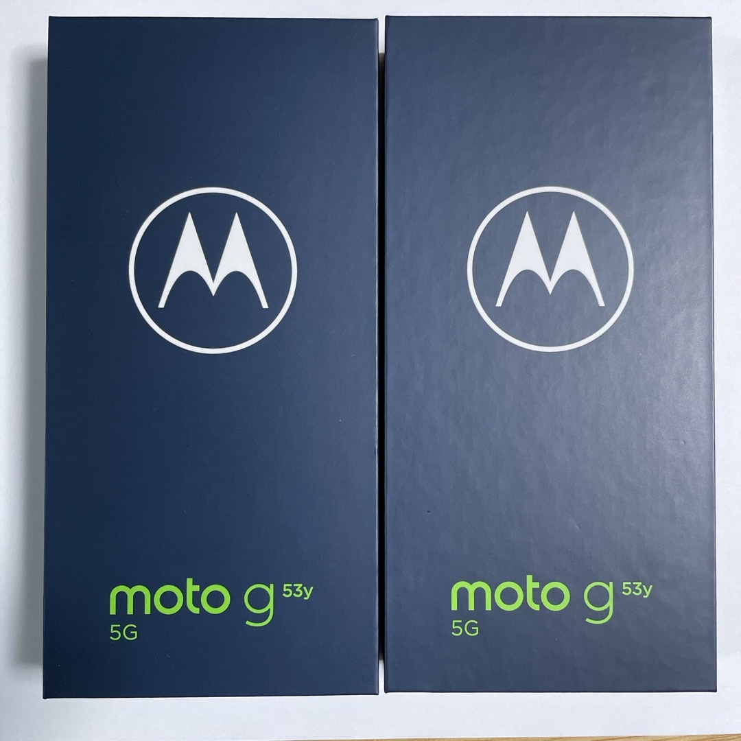 スマートフォン本体専用 スマートフォンモトローラーmoto  g 53y 5G 【2台セット】