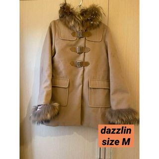 ダズリン(dazzlin)のdazzlin ダズリン ダッフルコート ブラウン 茶色 ファー付き(ダッフルコート)