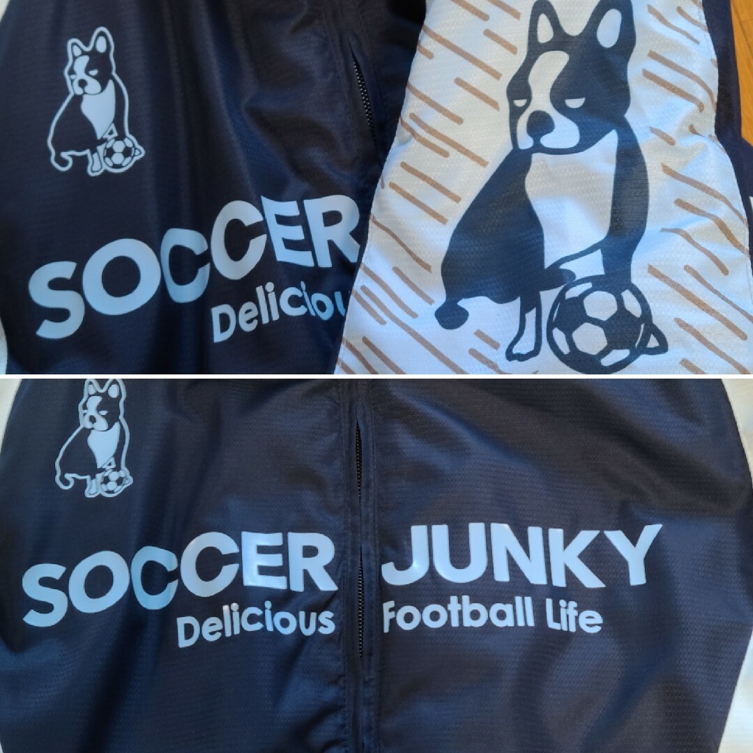 soccer junky(サッカージャンキー)の送料込🌟早い者勝ち🌟サッカージャンキー🌟パデットJKT&パンツセット スポーツ/アウトドアのサッカー/フットサル(ウェア)の商品写真