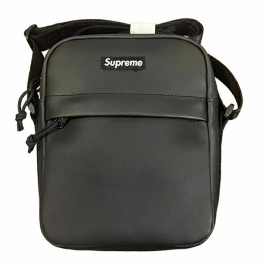 Supreme - 2023FW Supreme Leather Shoulder Bag Blackの通販 by