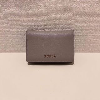 フルラ(Furla)のFURLA フルラ　グレー名刺入れ、ミニ財布、コインケース(名刺入れ/定期入れ)