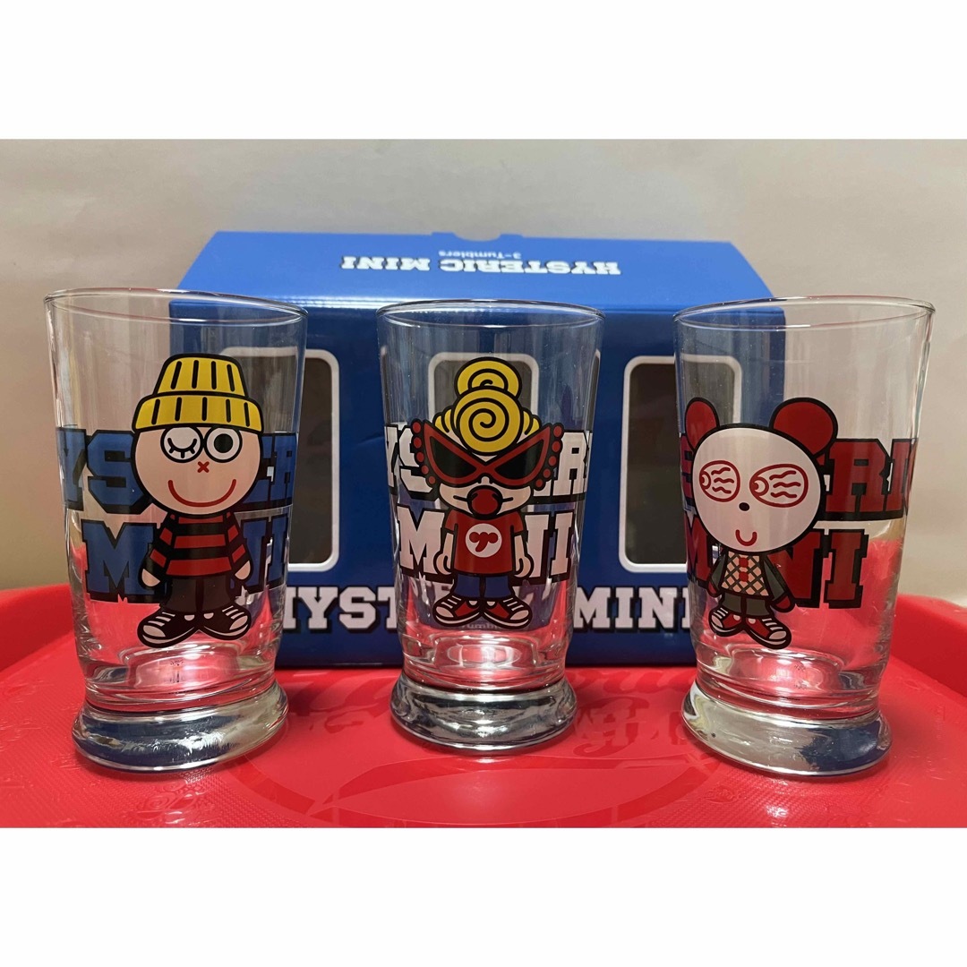 HYSTERIC MINI(ヒステリックミニ)のHYSTERIC MINI 新品未使用　グラス3個セット インテリア/住まい/日用品のキッチン/食器(グラス/カップ)の商品写真