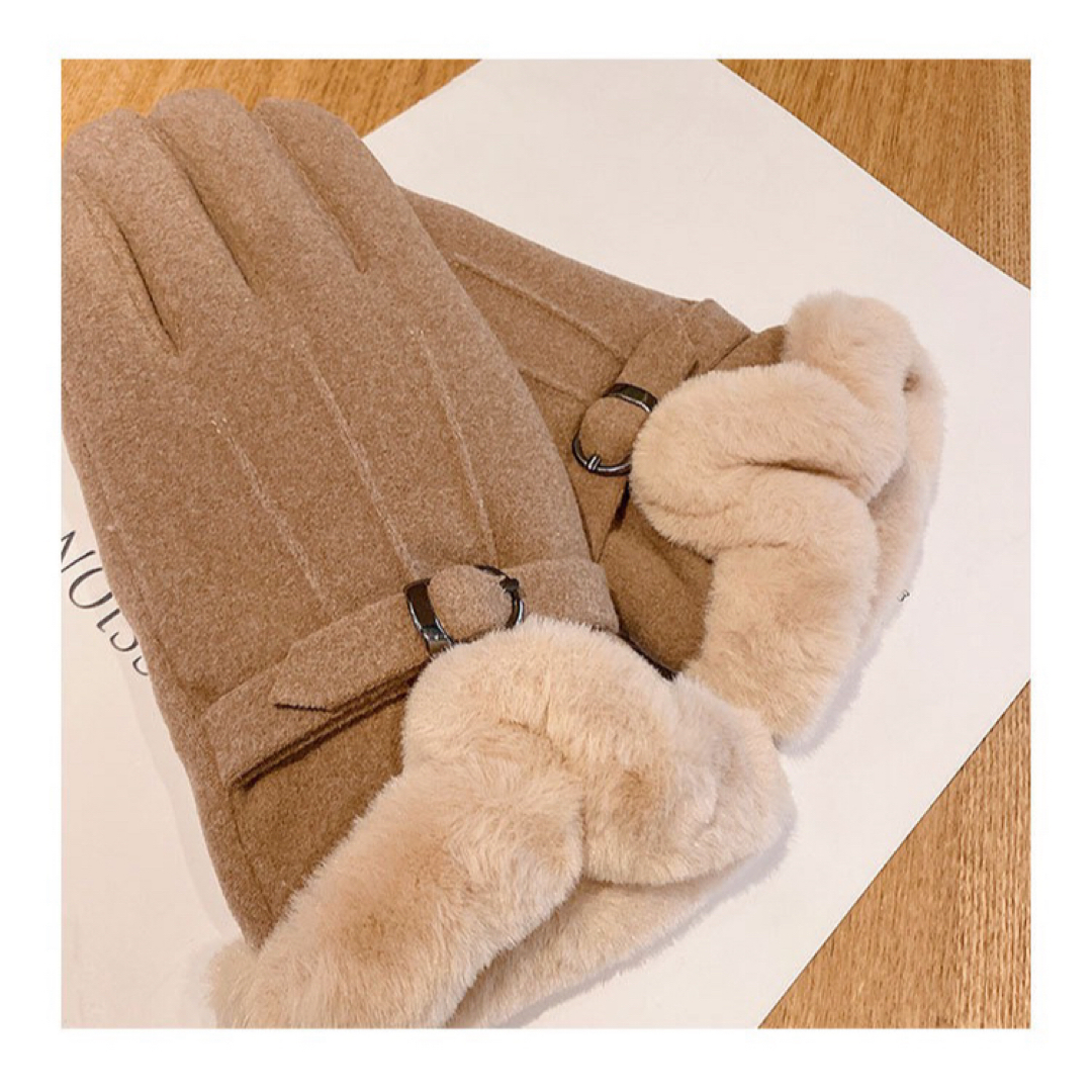 手袋 レディース グローブ 冬 防寒手袋 スマホ対応 レディースのファッション小物(手袋)の商品写真