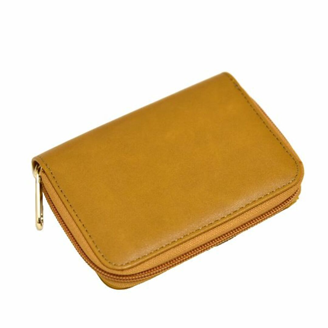 新品 VIVID ESSE 二つ折り財布 未使用 ブラウンイエロー 黄土色 レディースのファッション小物(財布)の商品写真
