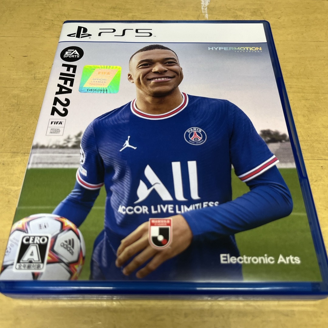 PlayStation(プレイステーション)のFIFA 22 PS5 エンタメ/ホビーのゲームソフト/ゲーム機本体(家庭用ゲームソフト)の商品写真