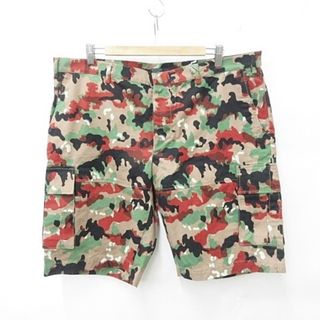 43センチワタリVALENTINO ヴァレンチノ 22SS Silk Shorts XV0RDC608GH ロゴ総柄シルクショーツ ブラック/ホワイト