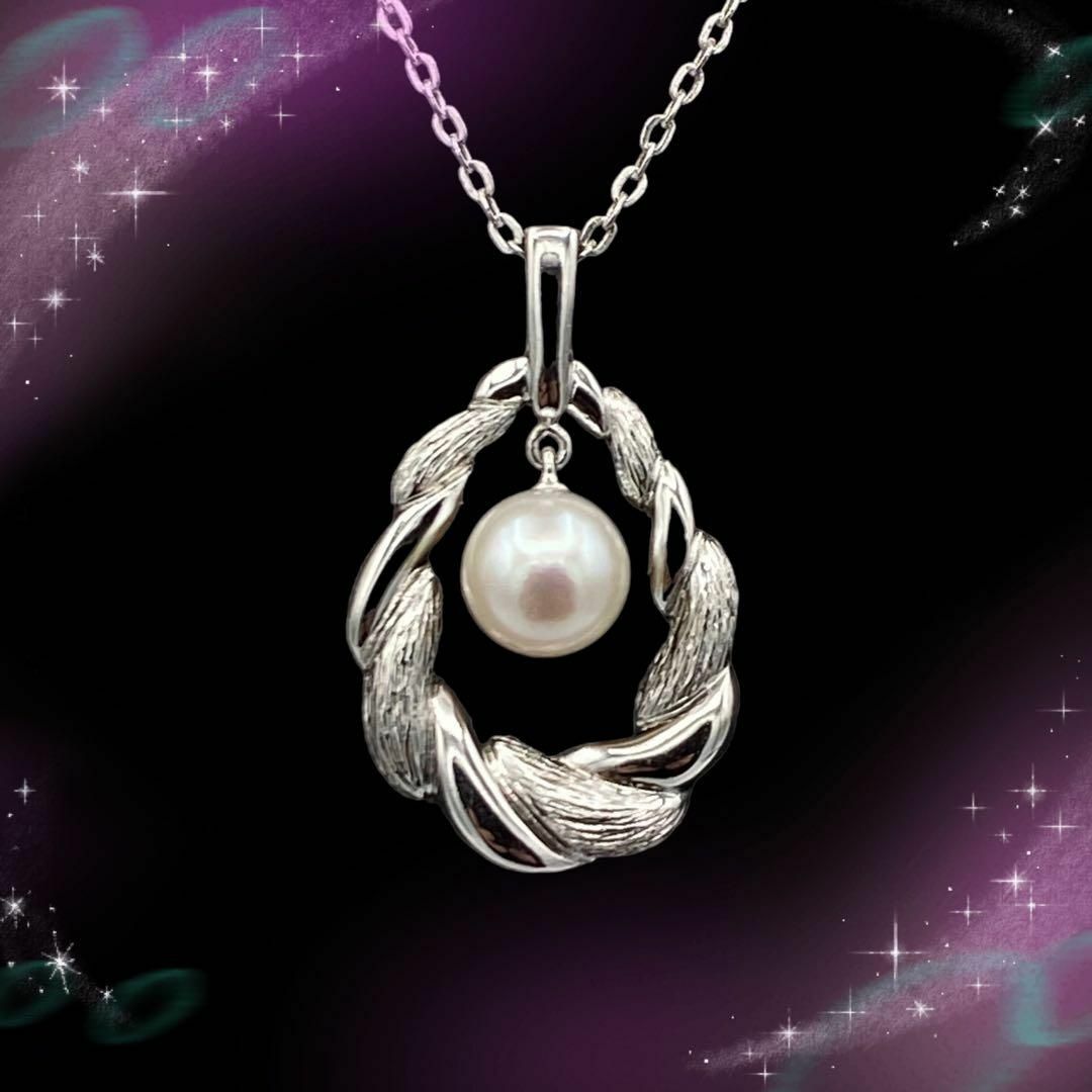 MIKIMOTO(ミキモト)の《超美品》　ミキモト　パール　ネックレス　SV925 レディースのアクセサリー(ネックレス)の商品写真