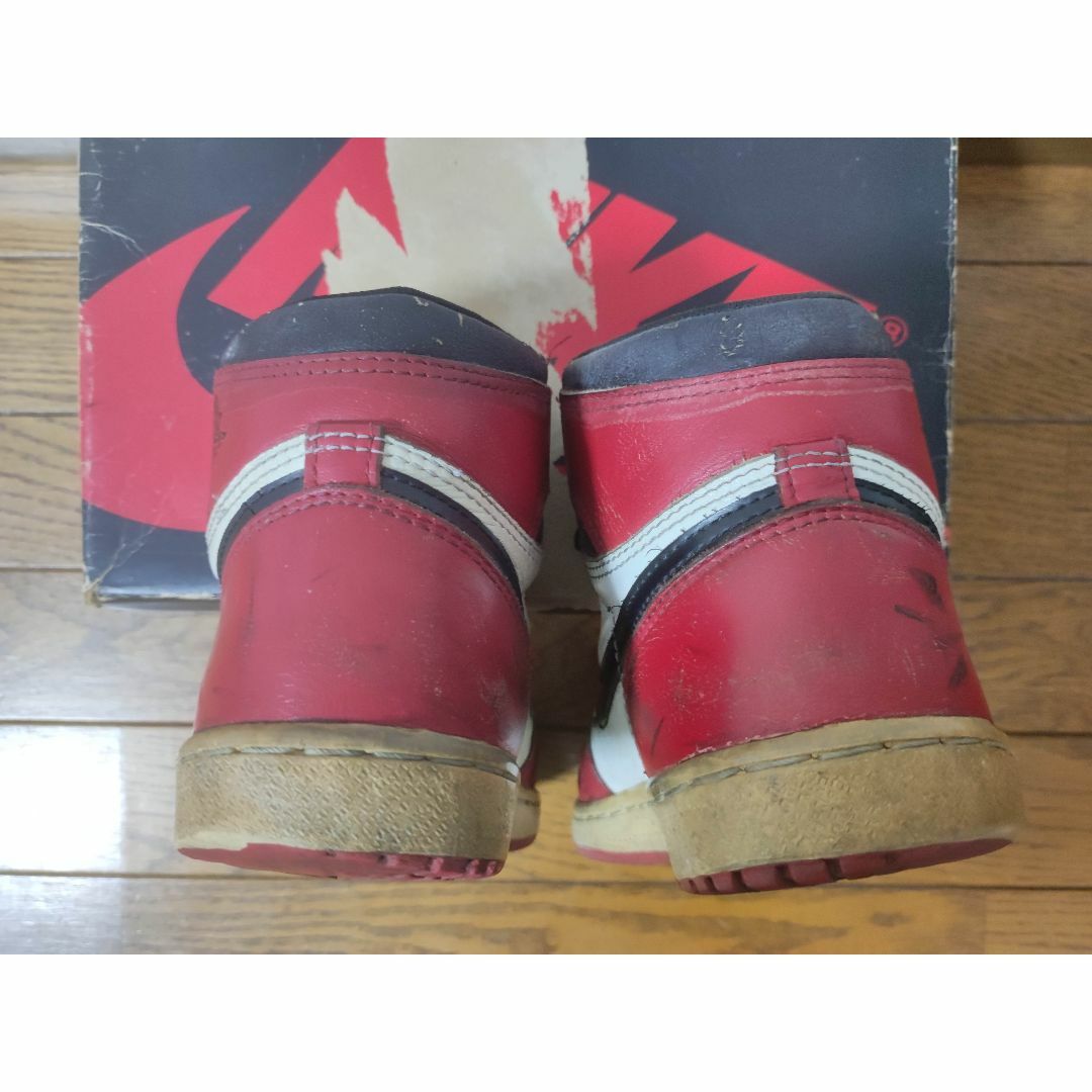 NIKE - 85年製AIR JORDAN1オリジナルCHICAGOairjordan1 ogの通販 NIKE - 85年製AIR JORDAN1オリジナルCHICAGOairjordan1 ogの通販